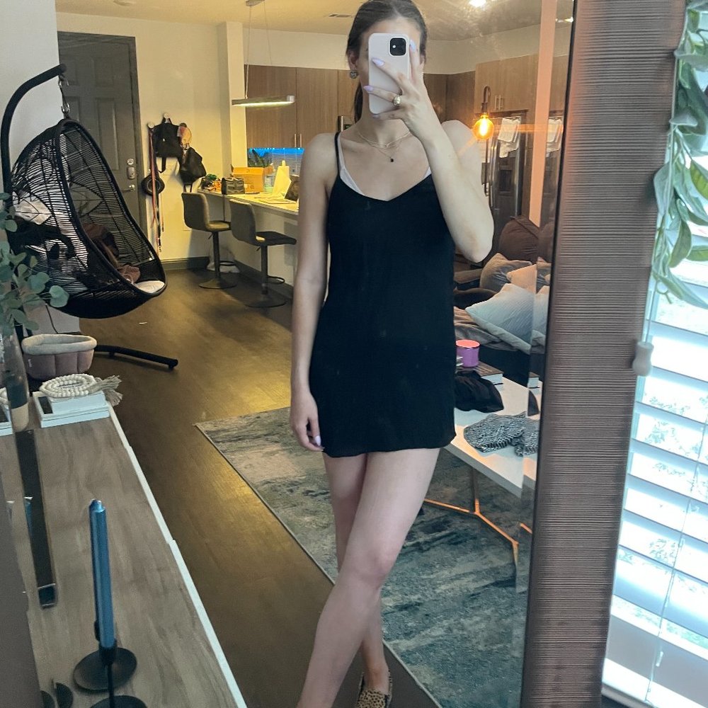Free People Black Mini Dress